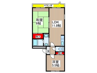 間取図 牛立曽七ハオス