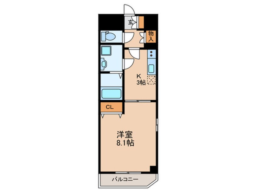 間取図 プランドール城見通