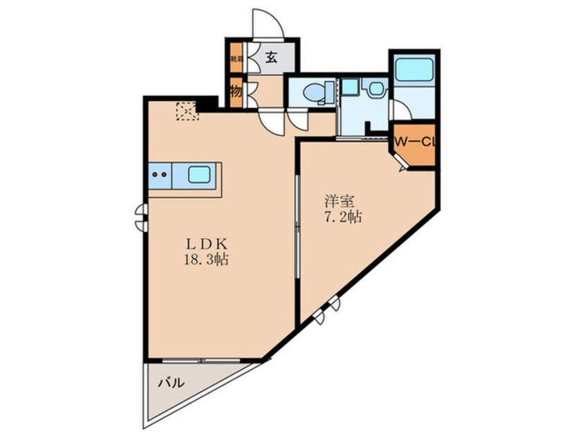 間取図 COZY東大曽根