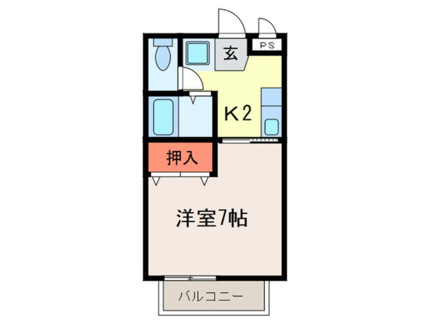 間取図 サープラスはざま