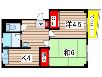 間取図 第二宮木ビル