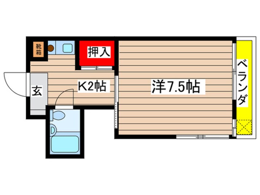 間取図 パティオ