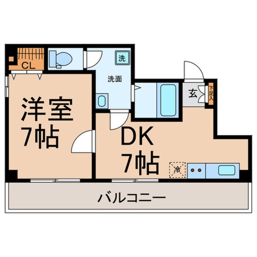 間取図 ヒルズ廿軒家