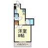 カームダウン平安 1Kの間取り