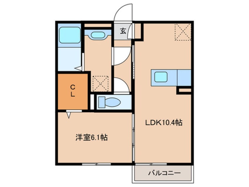 間取図 ｳｨﾝｻﾞｰﾍﾞﾙ