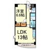 ラ・カンパネーラ 1LDKの間取り