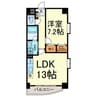 ラ・カンパネーラ 1LDKの間取り