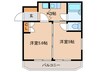 ア－ク日吉 2Kの間取り