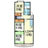 サンパーク大鐘 3LDKの間取り
