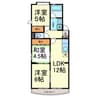 サンパーク大鐘 3LDKの間取り