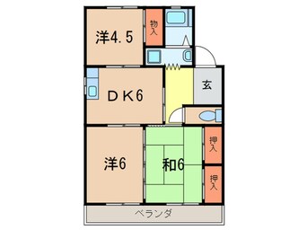 間取図 ハイツ光