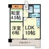 サンパーク大鐘Ⅱ 2LDKの間取り