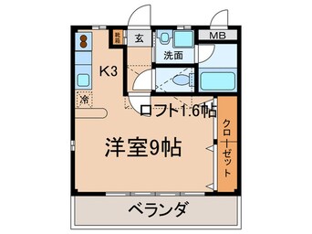 間取図 ミラシオン古渡