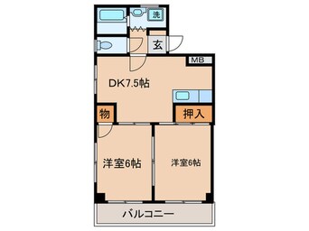 間取図 メゾンルノール２