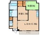 ラ・キャッスル小田井(１号室) 2LDKの間取り