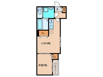 間取図 ハーモニーテラス小田井
