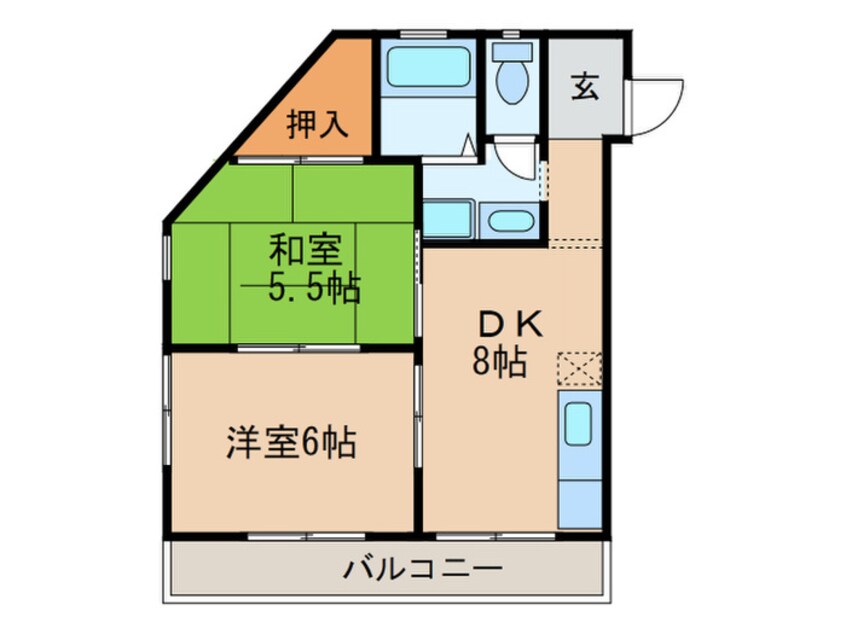 間取図 ラ・シャンス中央公園