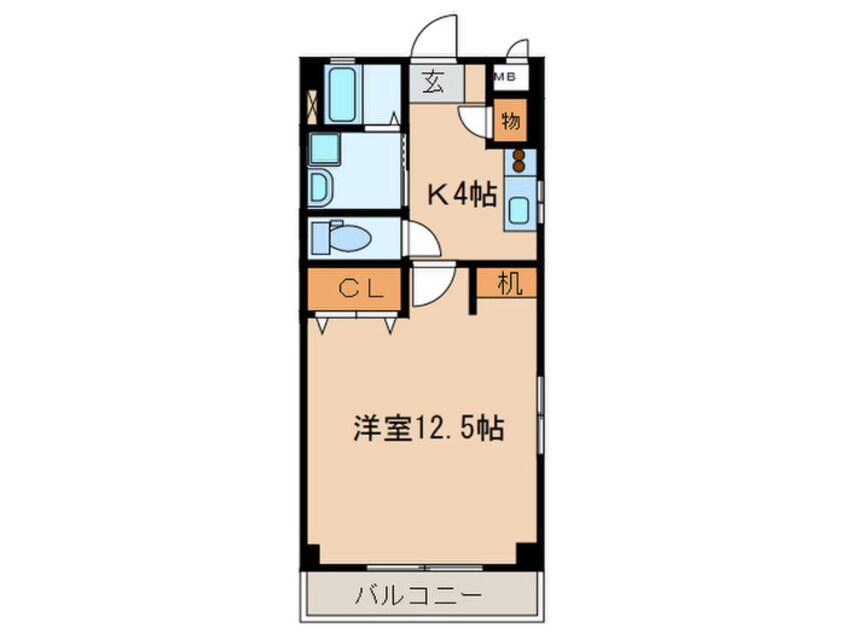 間取図 マ－ベラスⅡ