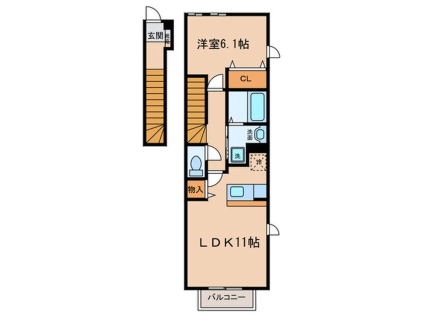 間取図 パークG・F