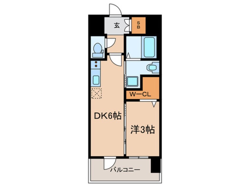 間取図 エステムコート名古屋ルノン