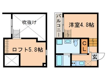 間取図 cordial上小田井