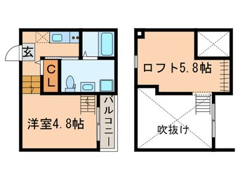 間取図 cordial上小田井