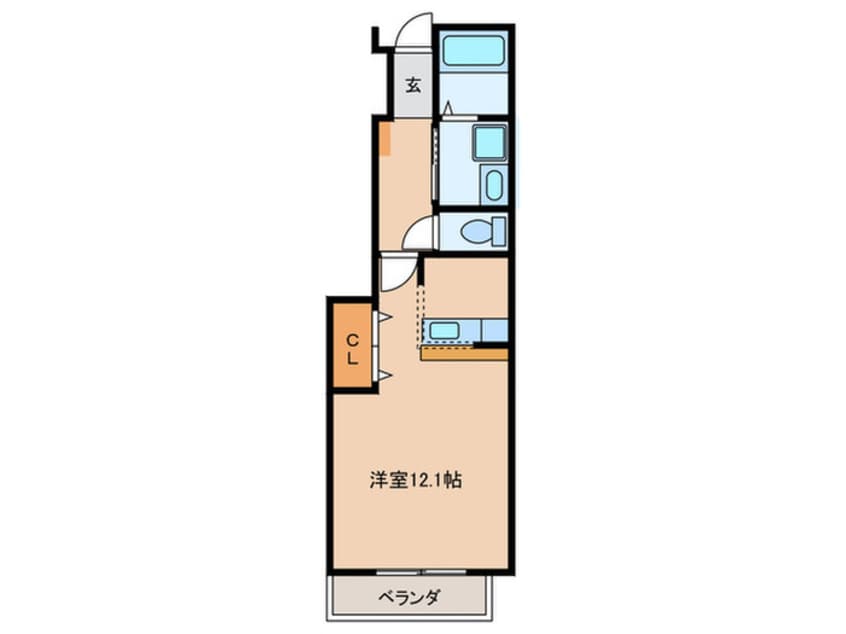 間取図 メゾンキャッスルⅠ