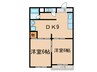 八勝ビル 2DKの間取り
