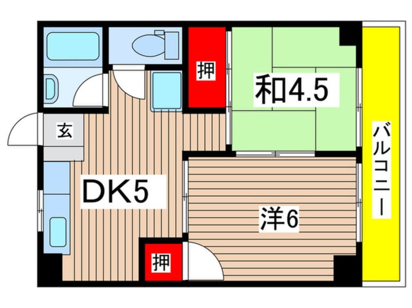 間取図 タマキビル