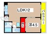 タマキビル 1LDKの間取り