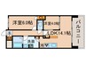 La Douceur山王 2LDKの間取り