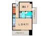 白川公園パークマンション 1LDKの間取り