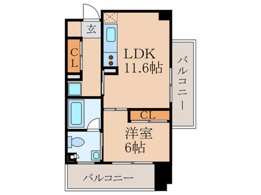 間取図 白川公園パークマンション