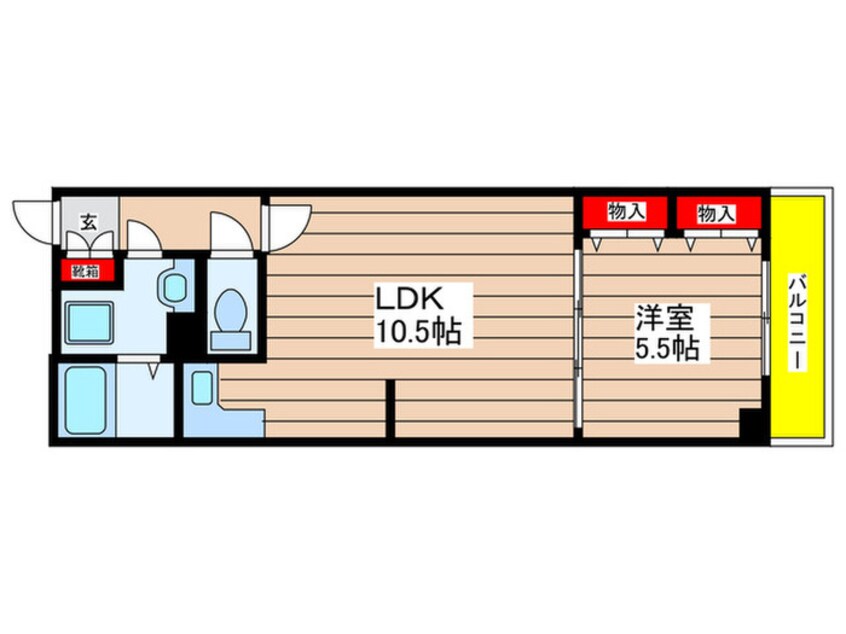 間取図 ヒルズ池場