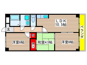 間取図 ヒルズ池場