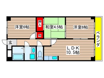 間取図 ヒルズ池場