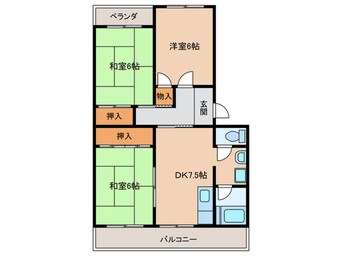 間取図 グレ－ス矢作