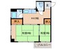 アビリア徳川 2Kの間取り