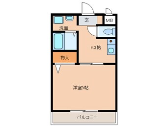 間取図 アベニュ－笠寺