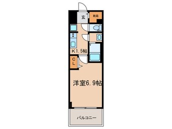 間取図 ﾌﾟﾚｻﾝｽTHE久屋大通ﾚｼﾞｪﾝﾄﾞ(1302)