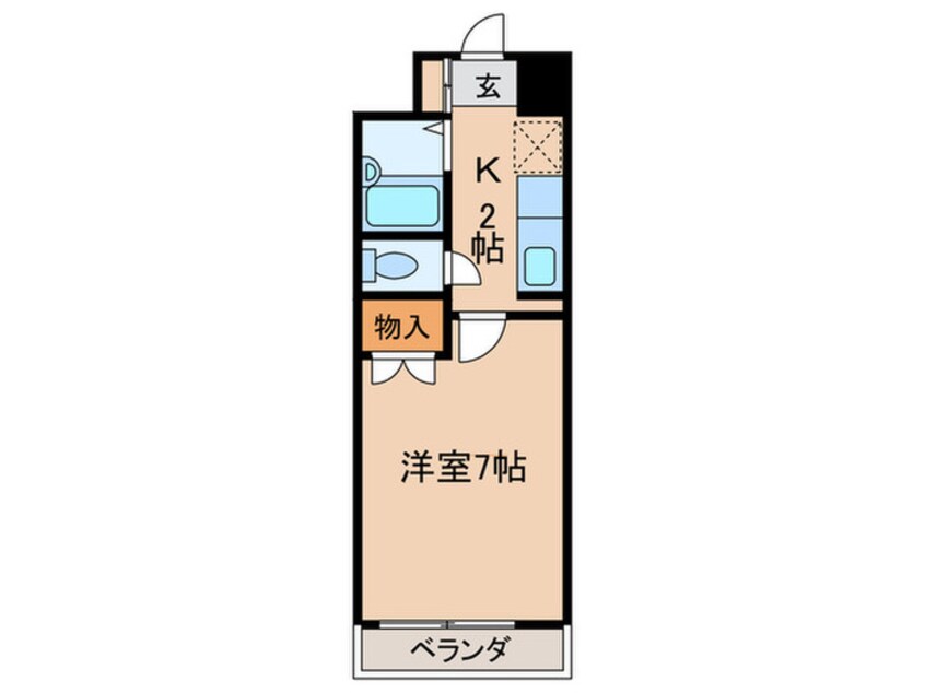 間取図 ハイ－ステイトほら貝