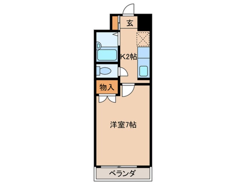 間取図 ハイ－ステイトほら貝