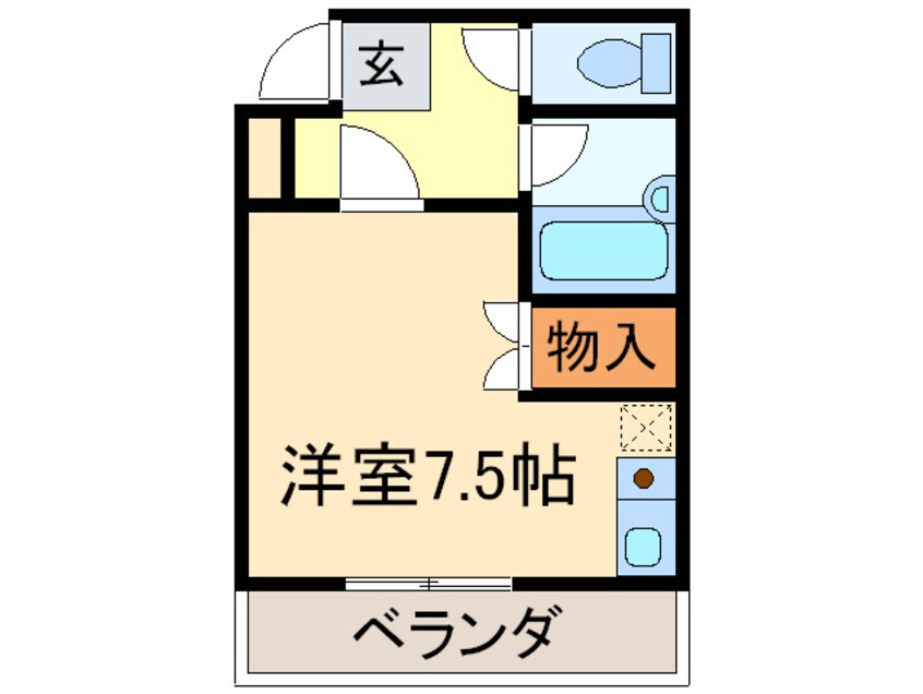 間取図 セントラルハイツ金山