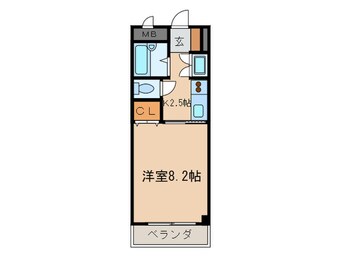 間取図 メ－プルタウン扶桑