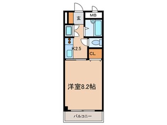 間取図 メ－プルタウン扶桑