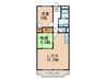 ＢＥＬＬＰＨＡ２１ 2LDKの間取り