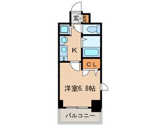 間取図 ﾌﾟﾚｻﾝｽ千種駅前ﾈｵｽﾃｰｼﾞ(406)