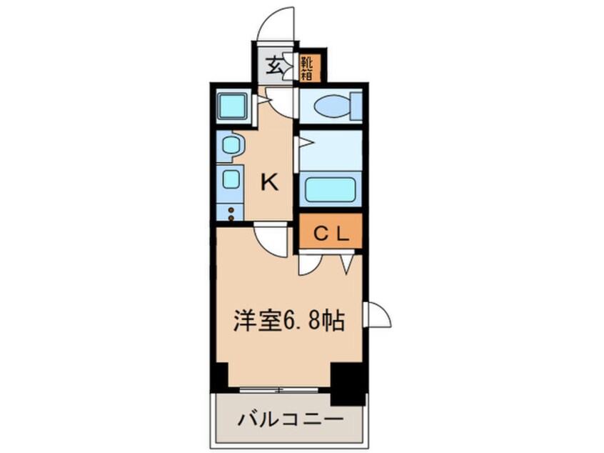 間取図 ﾌﾟﾚｻﾝｽ千種駅前ﾈｵｽﾃｰｼﾞ(406)