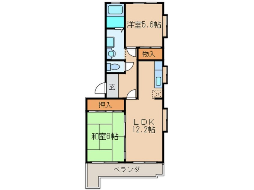 間取図 日比野ビル