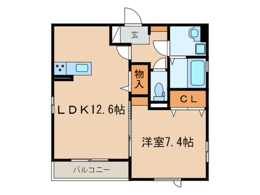 間取図 シャルム・ヴィアーレ